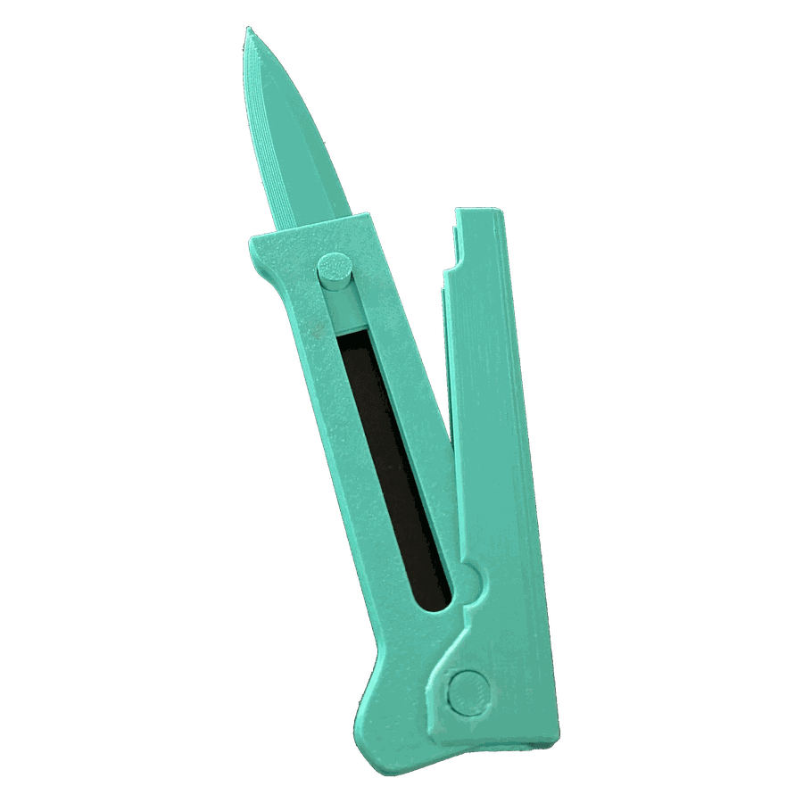 Large Gravity Knife — 3D printed toy