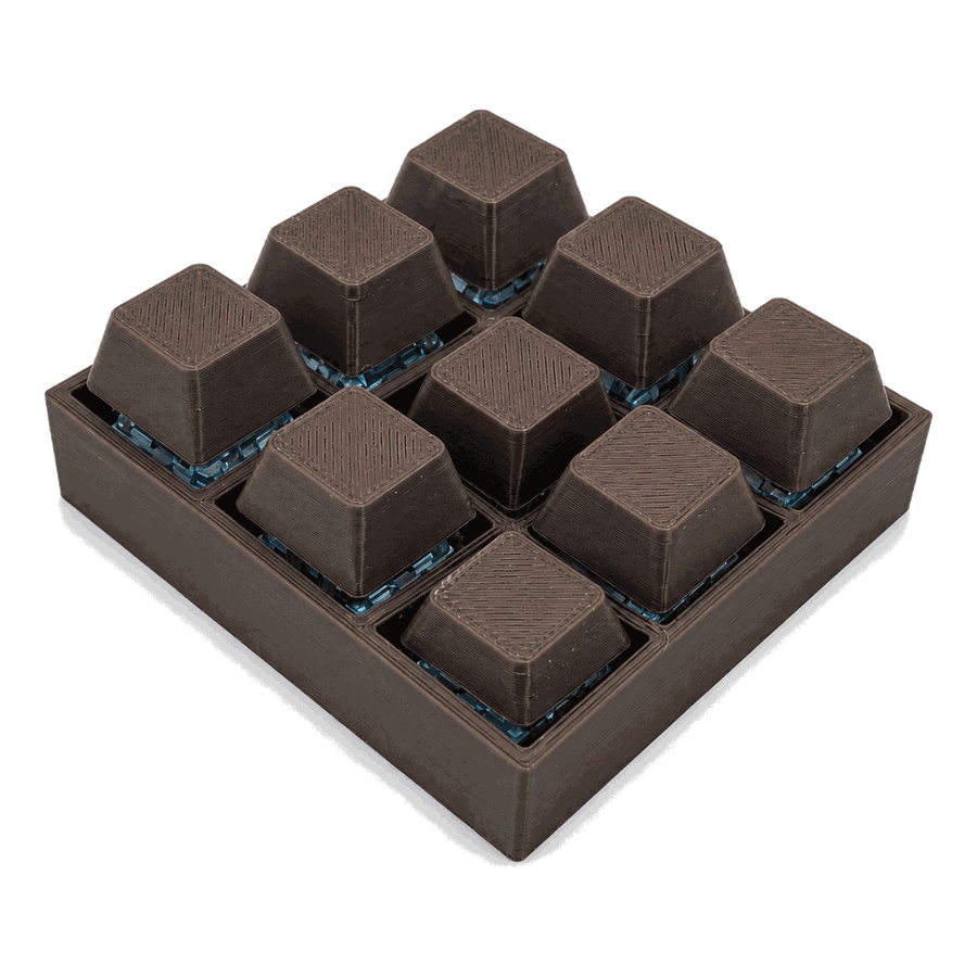 9 Key Clicker — 3D printed toy